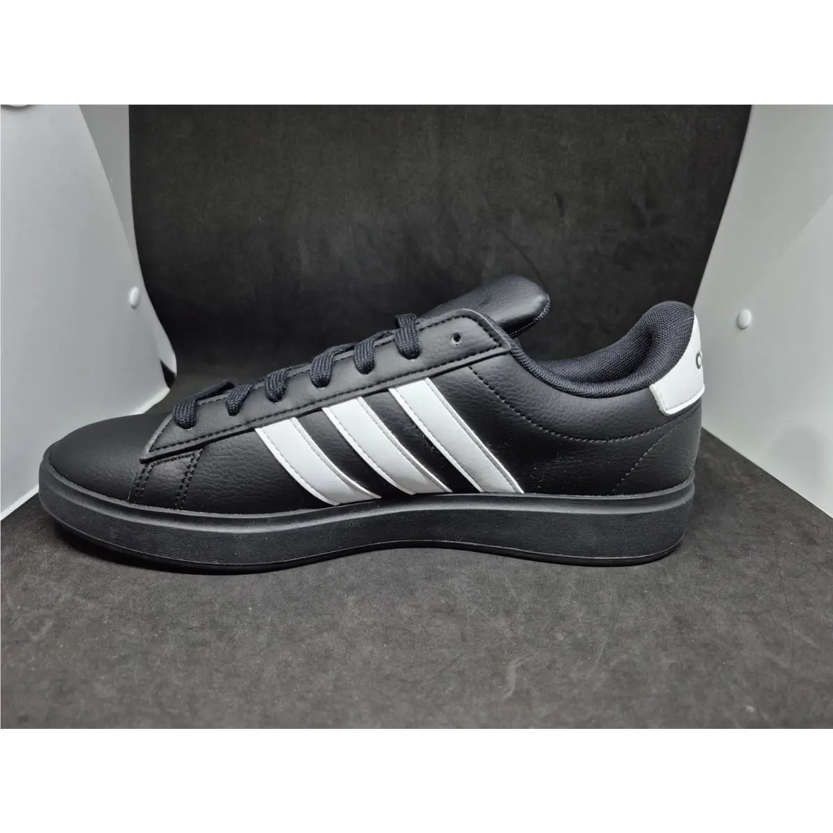 Adidas shoes - Grand Court 2.0 - Grand Court - JR0546 - Black White Gold Metallic 12