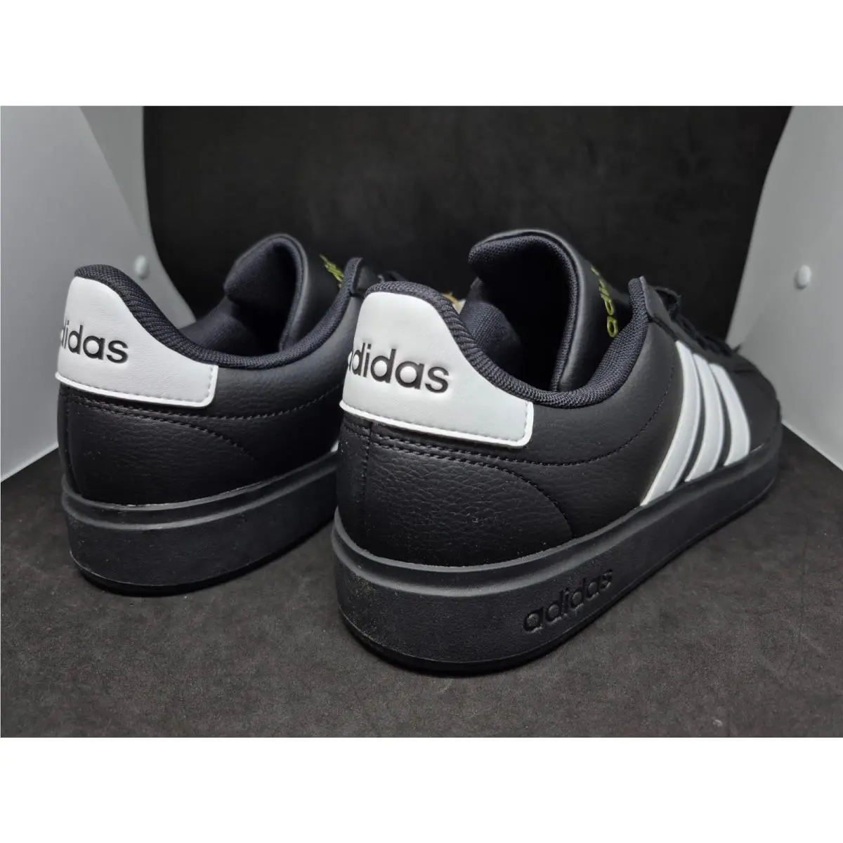 Adidas shoes - Grand Court 2.0 - Grand Court - JR0546 - Black White Gold Metallic 14