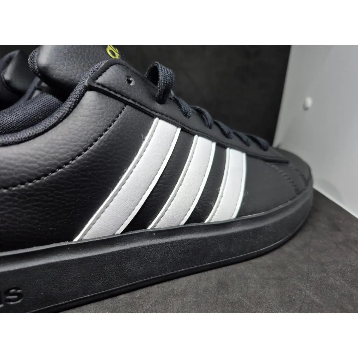 Adidas shoes - Grand Court 2.0 - Grand Court - JR0546 - Black White Gold Metallic 21