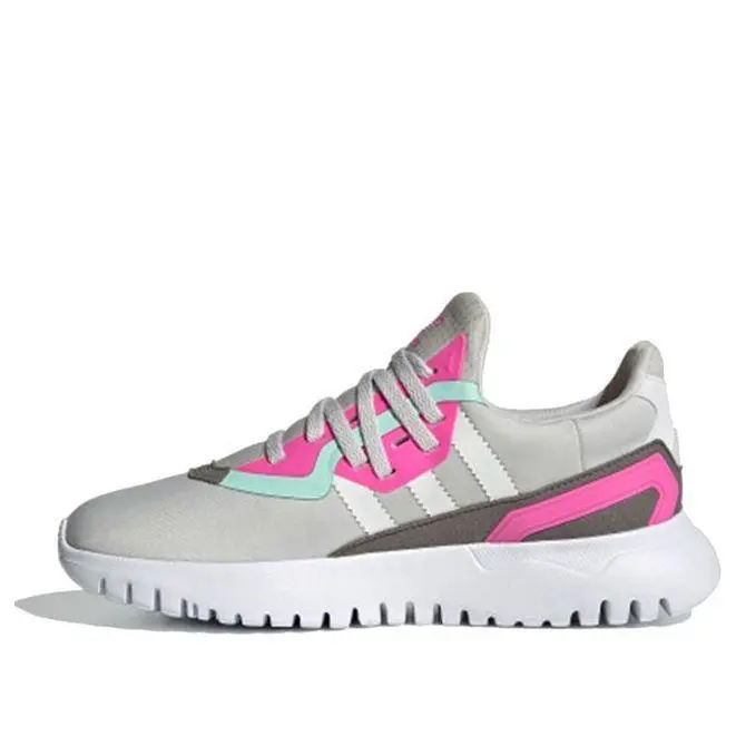 GS Adidas Flex J `grey Screaming Pink`