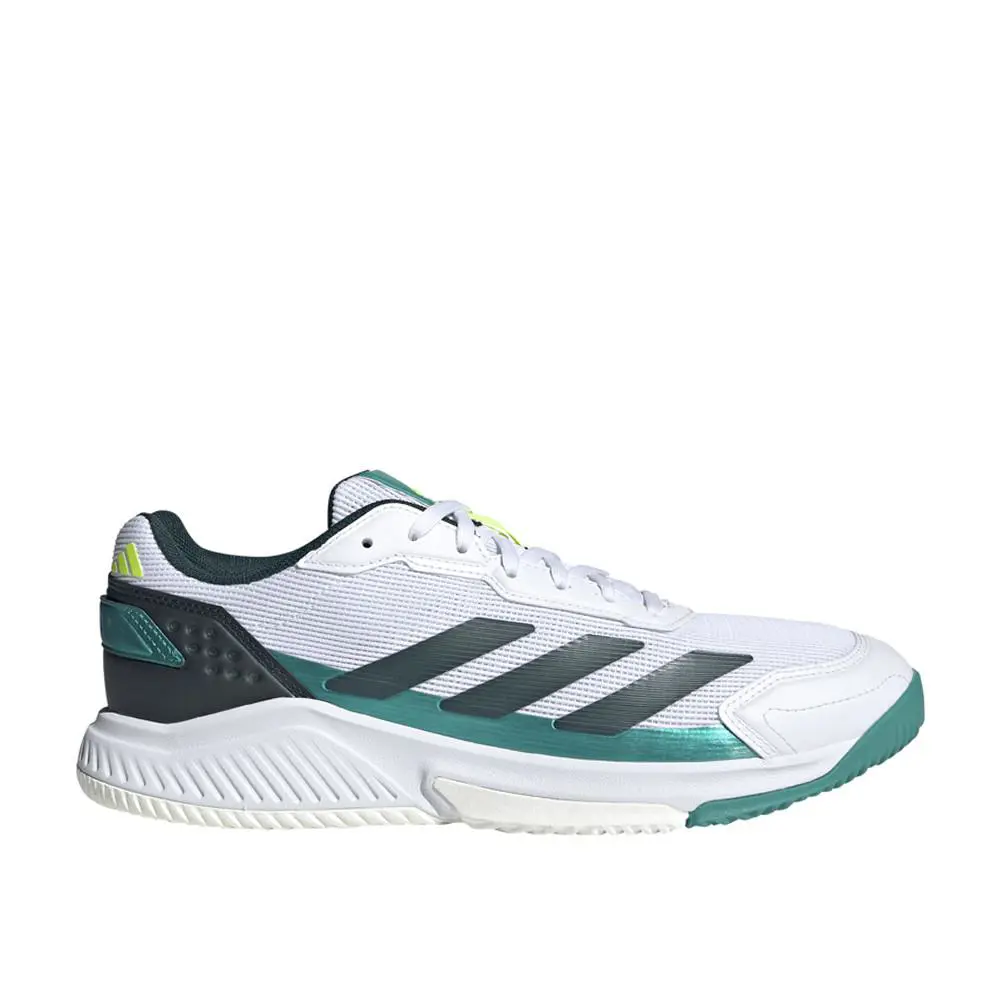 Adidas Courtquick Padel Tennis Mens White Sneakers Athletic Shoes JP7232