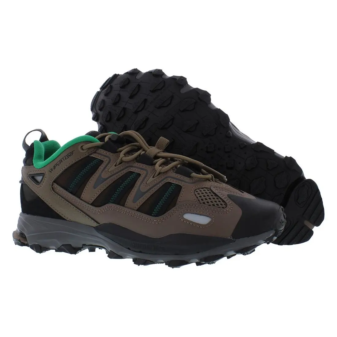 Adidas shoes - Earth Strata/Core Black/Collegiate Green, Main: Brown 4