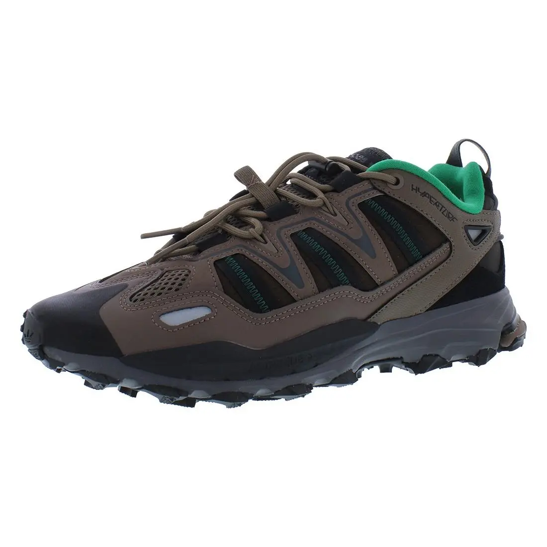 Adidas shoes - Earth Strata/Core Black/Collegiate Green, Main: Brown 5
