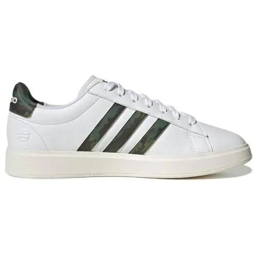 Adidas Men’s Grand Court 2.0 Sneakers – Cloud White / Camo - Multicolor