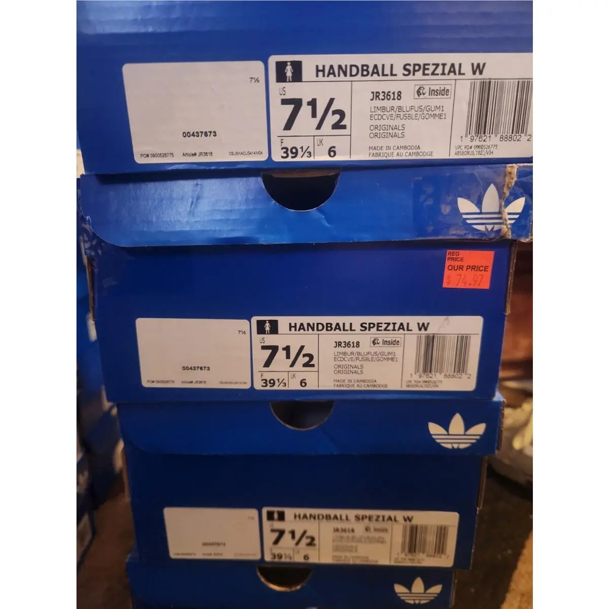 Adidas shoes - adidas Handball Spezial - Handball Spezial - JR3618 - Green 17