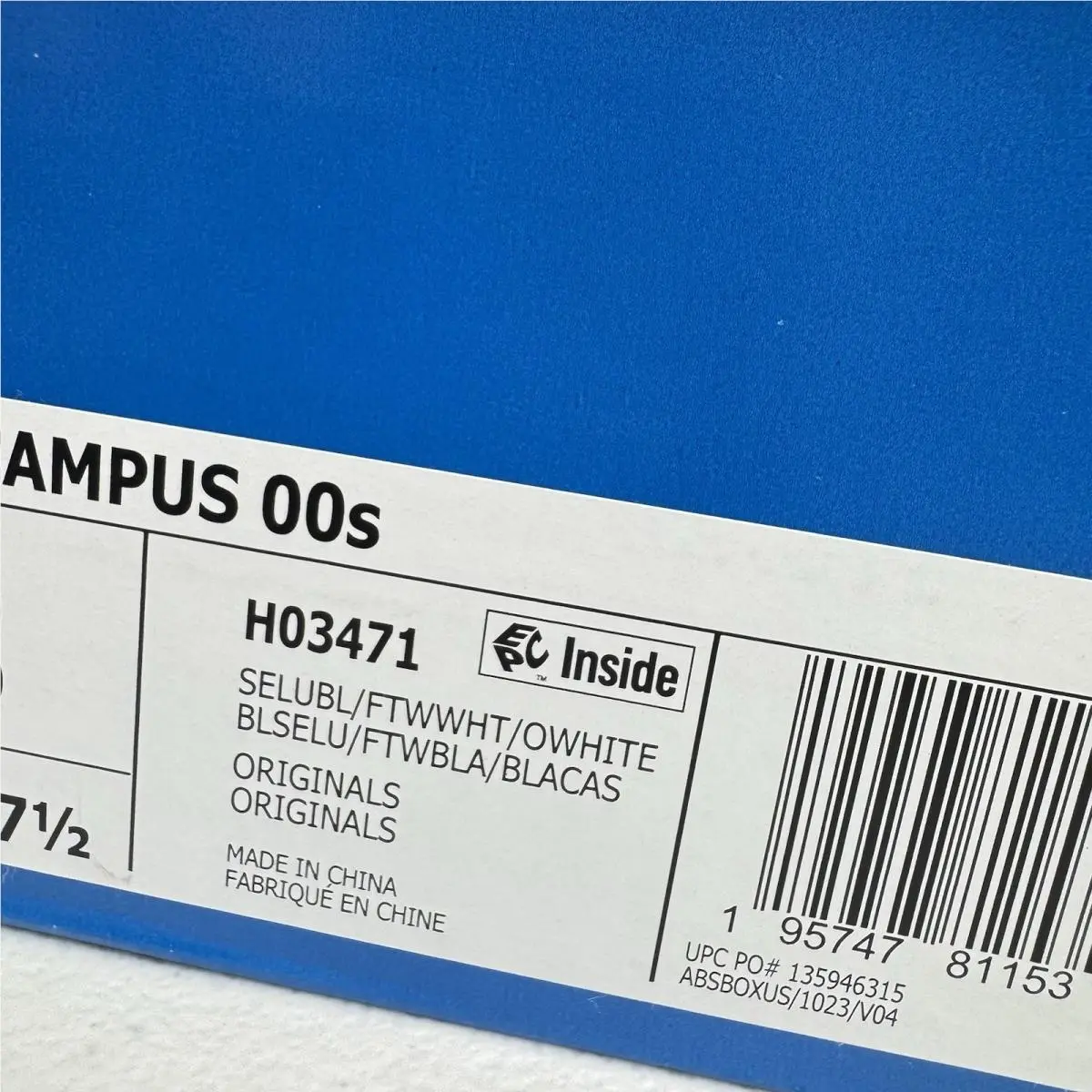 Adidas shoes - adidas Campus 00s - Campus - H03471 - Blue 8