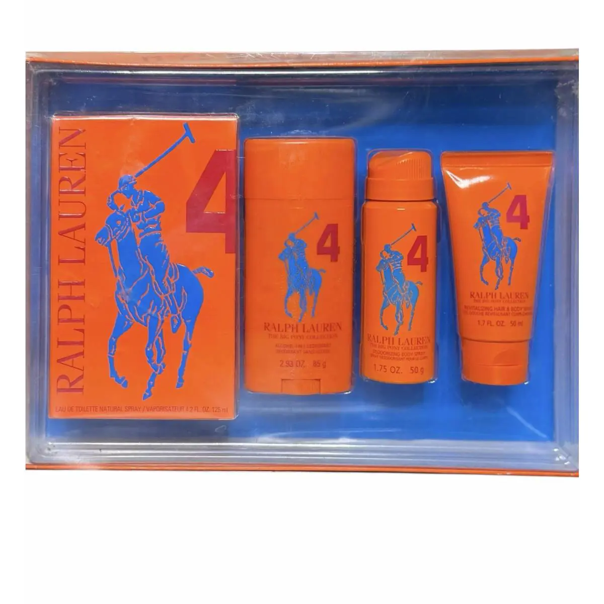 Ralph Lauren The Big Pony Fragrance Collection 4 Four Piece Gift Set