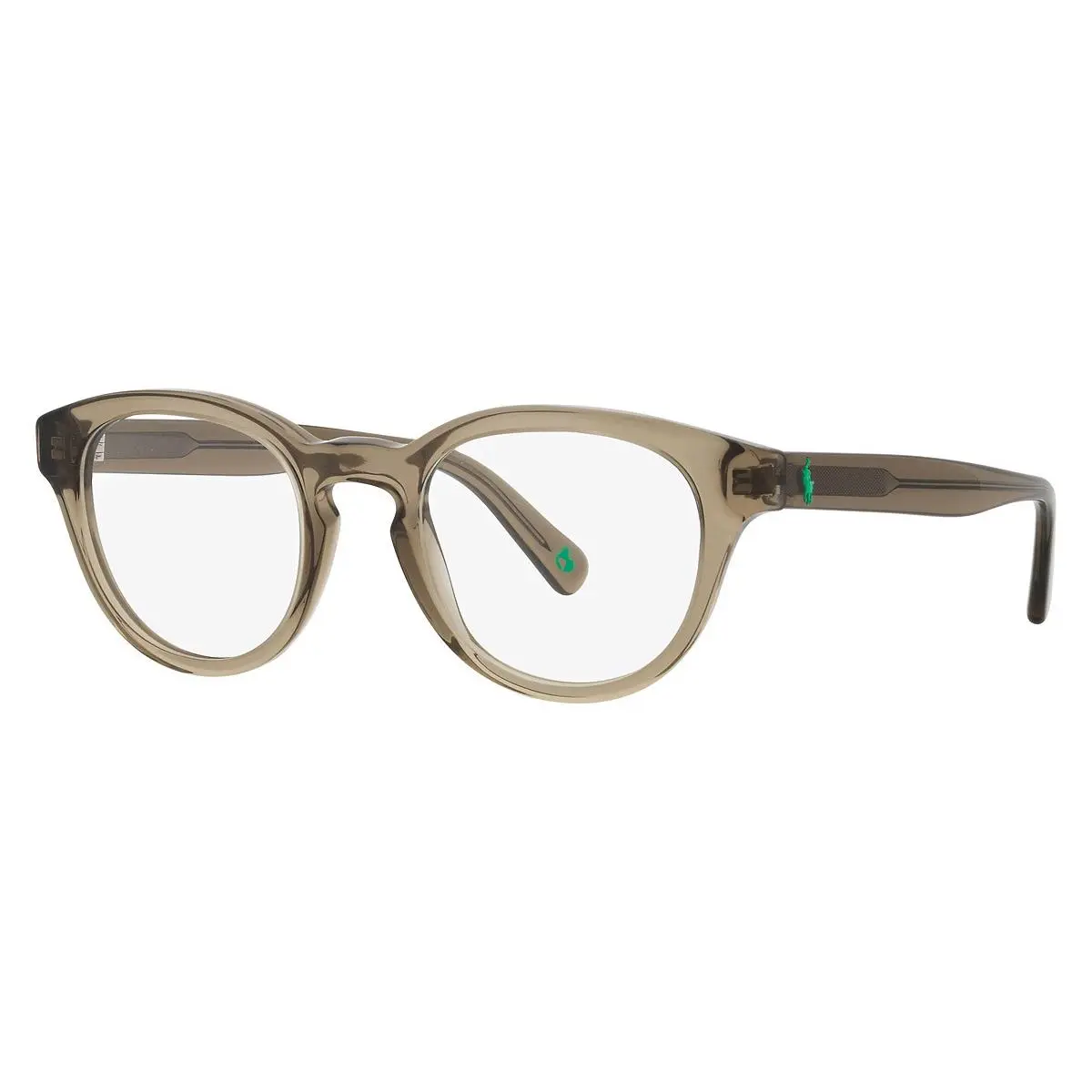 Polo Ralph Lauren Man Eyeglasses PH2262 Shiny Transparent Light Brown 48mm