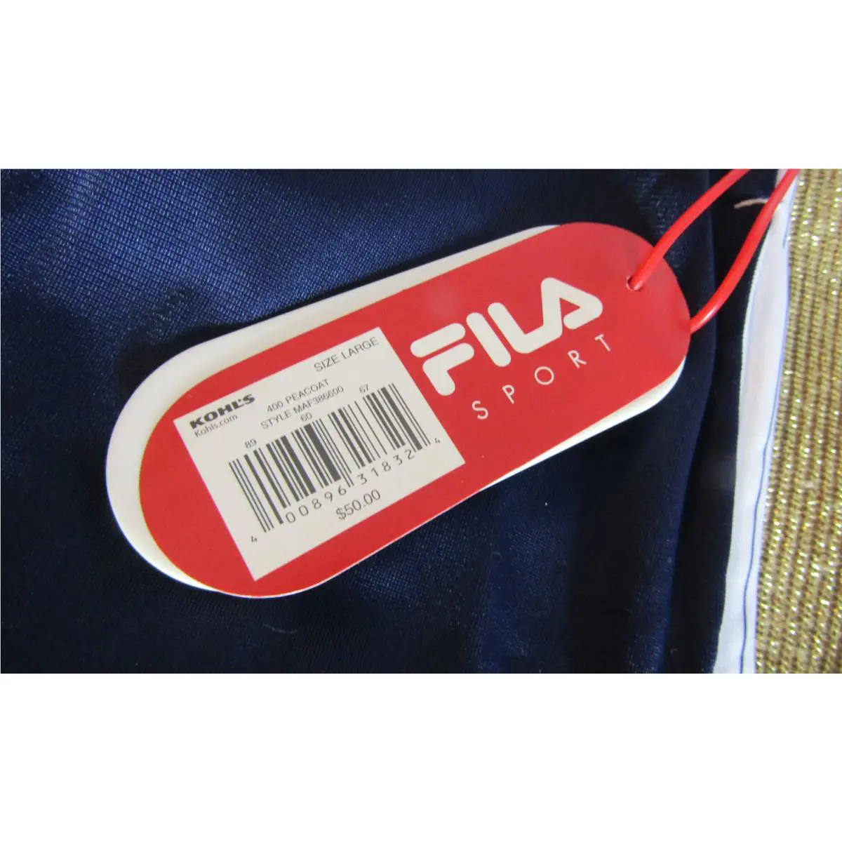 Fila clothing - Blue with Red Stripe 6