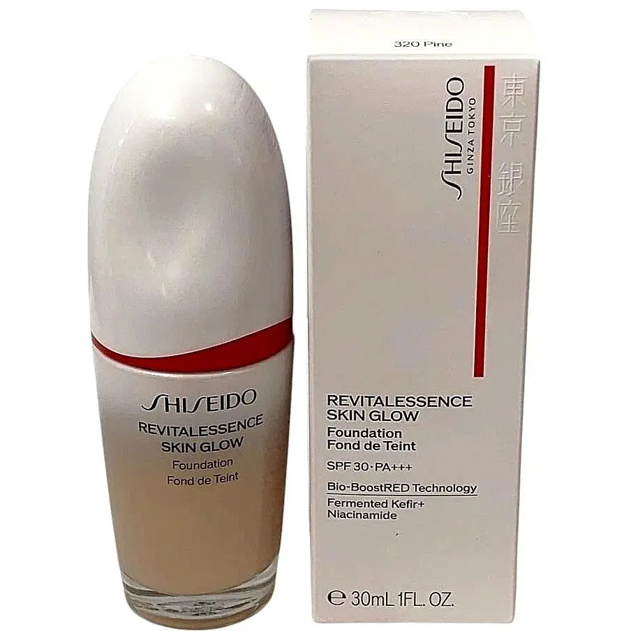 Shiseido Revitalessence Skin Glow Foundation SPF30 320 Pine 1 oz