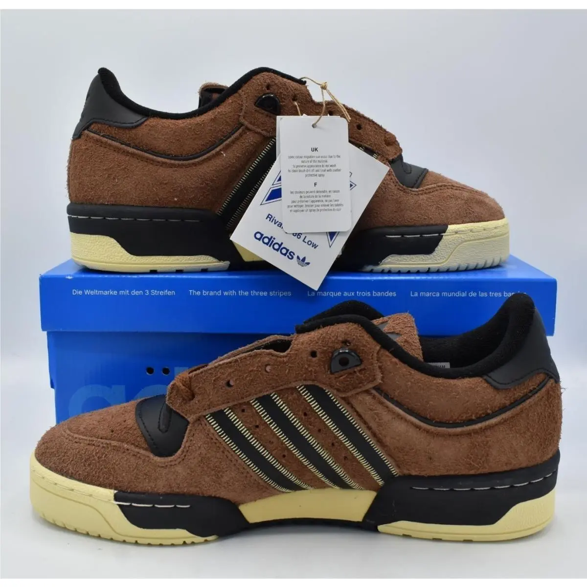 Adidas shoes - adidas Rivalry 86 - Rivalry - IF6265 - Preloved Brown/Core Black/Easy Yellow (UPC: 196473299529) 6