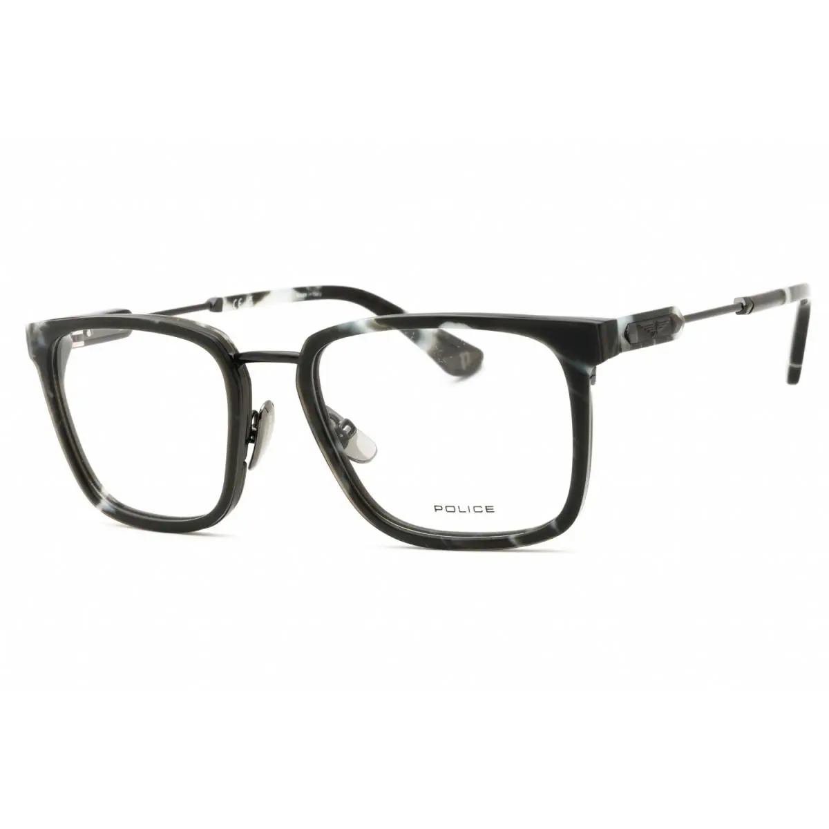 Police VPLF09M 0568 Shiny Gunmetal 53mm Eyeglasses