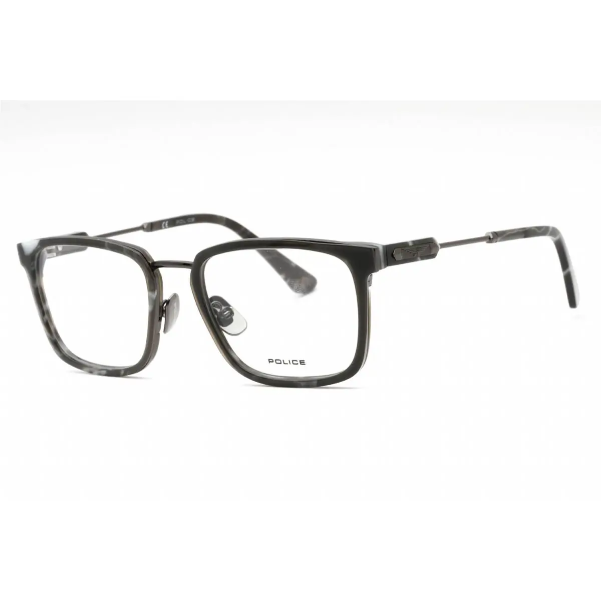 Police VPLF09 0568 Grey Tortoise 53mm Eyeglasses