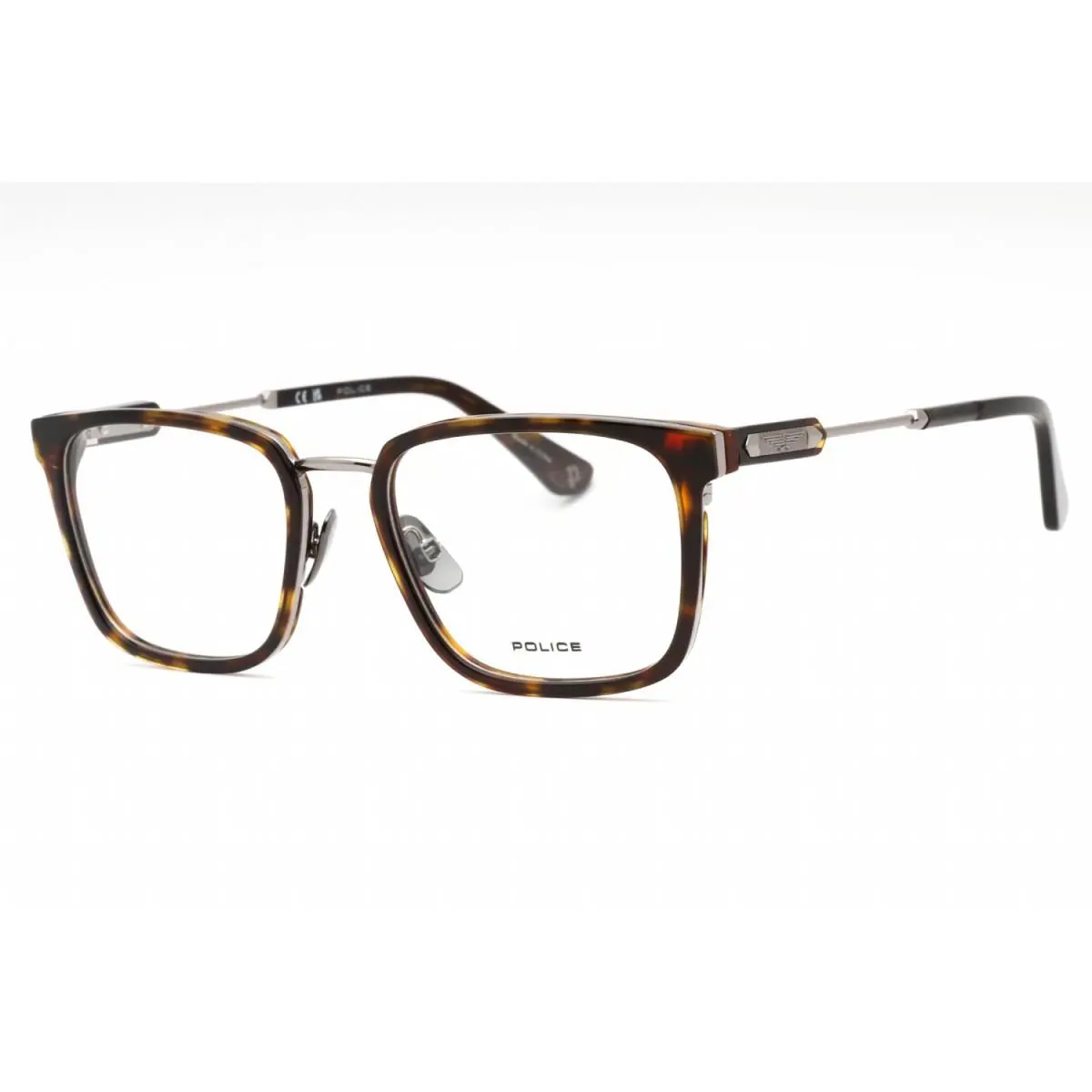 Police VPLF09 0509 Ruthenium Tortoise Eyeglasses