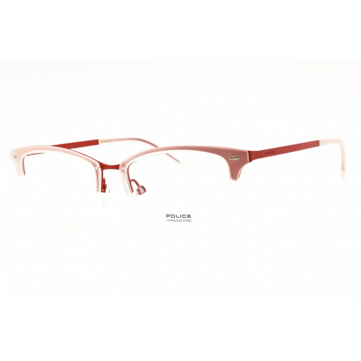 Police VPL284 07L2 Semi-matte Red 51mm Eyeglasses