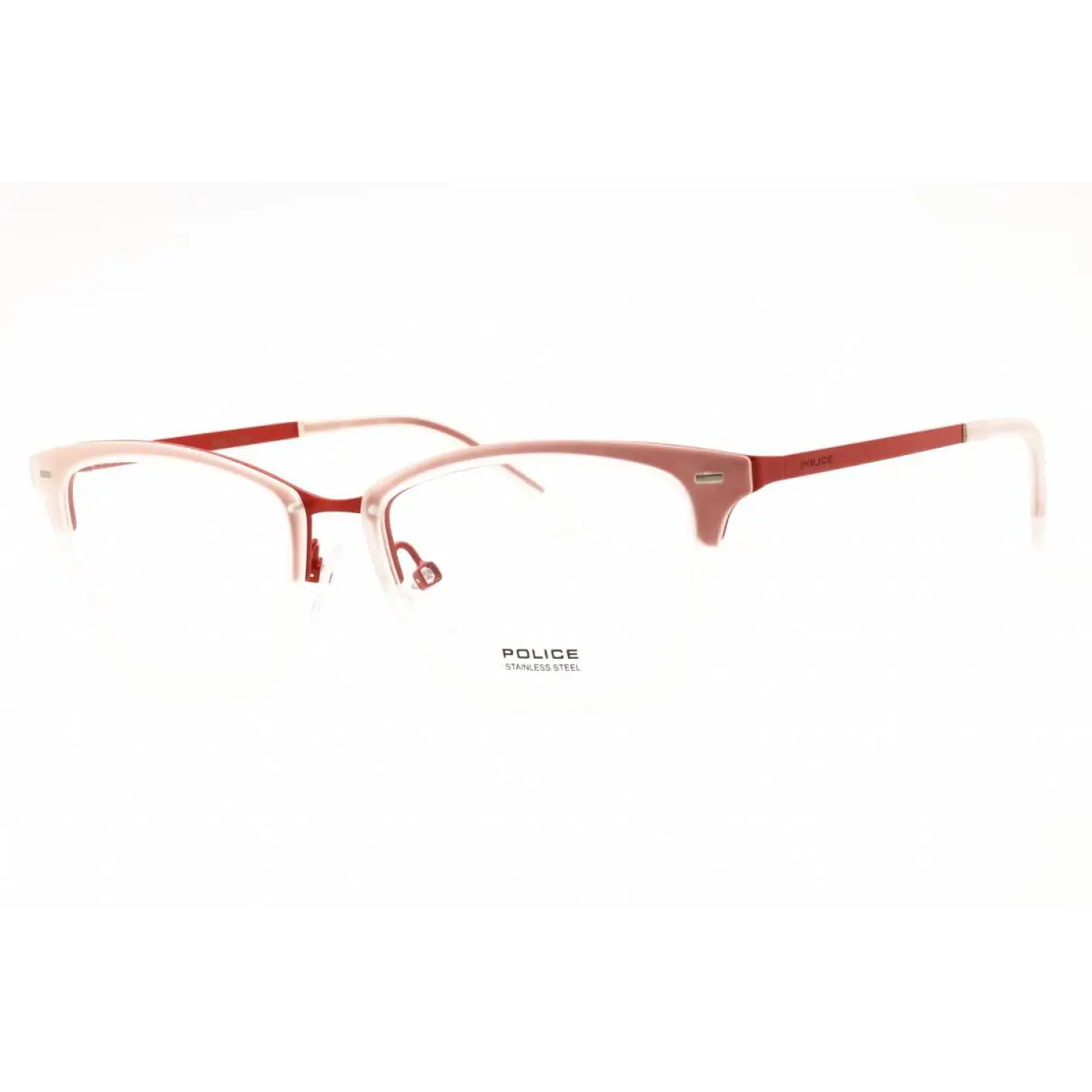 Police VPL284 07L2 Semi-matte Red 51mm Eyeglasses