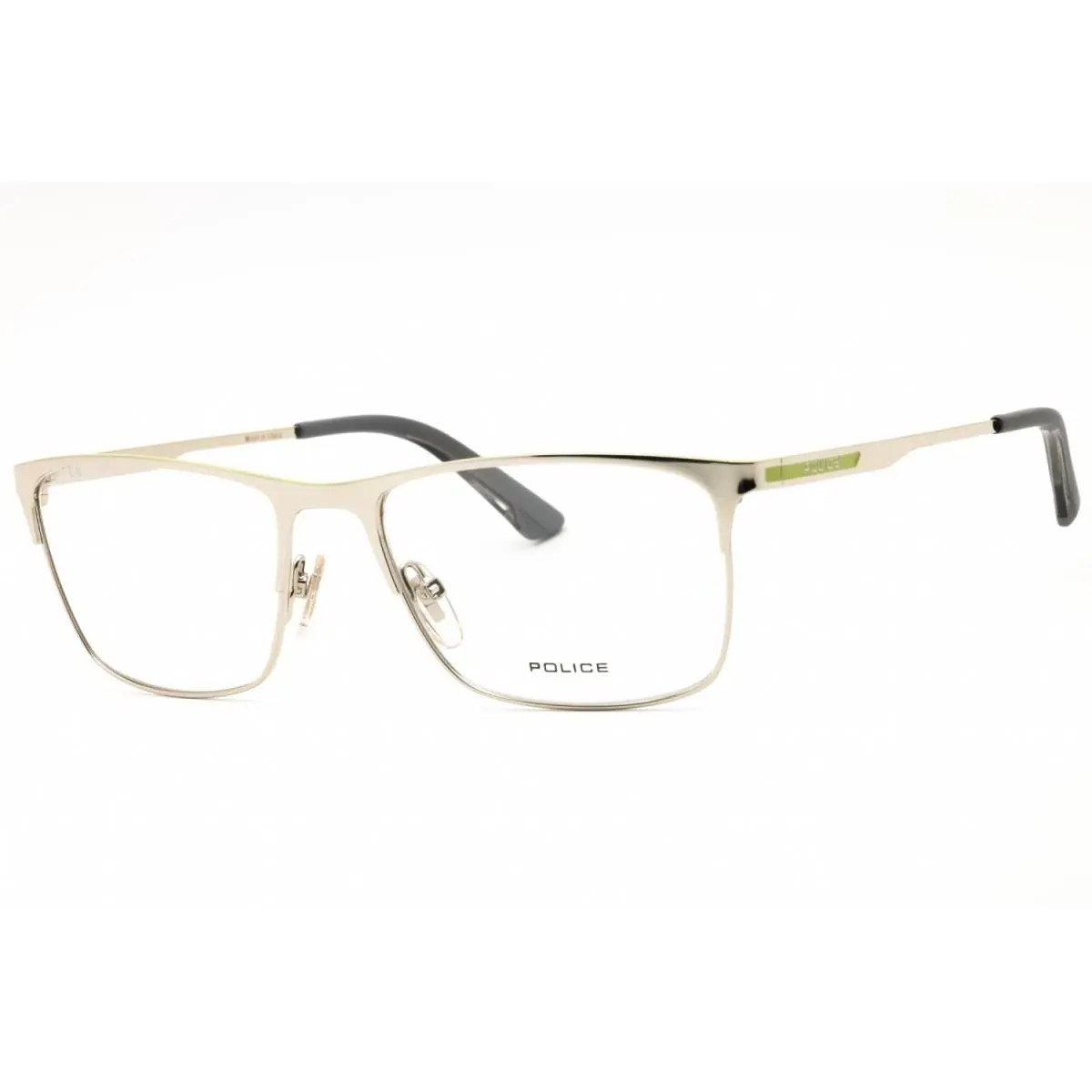 Police VPL698 0579 Shiny Palladium 54mm Eyeglasses