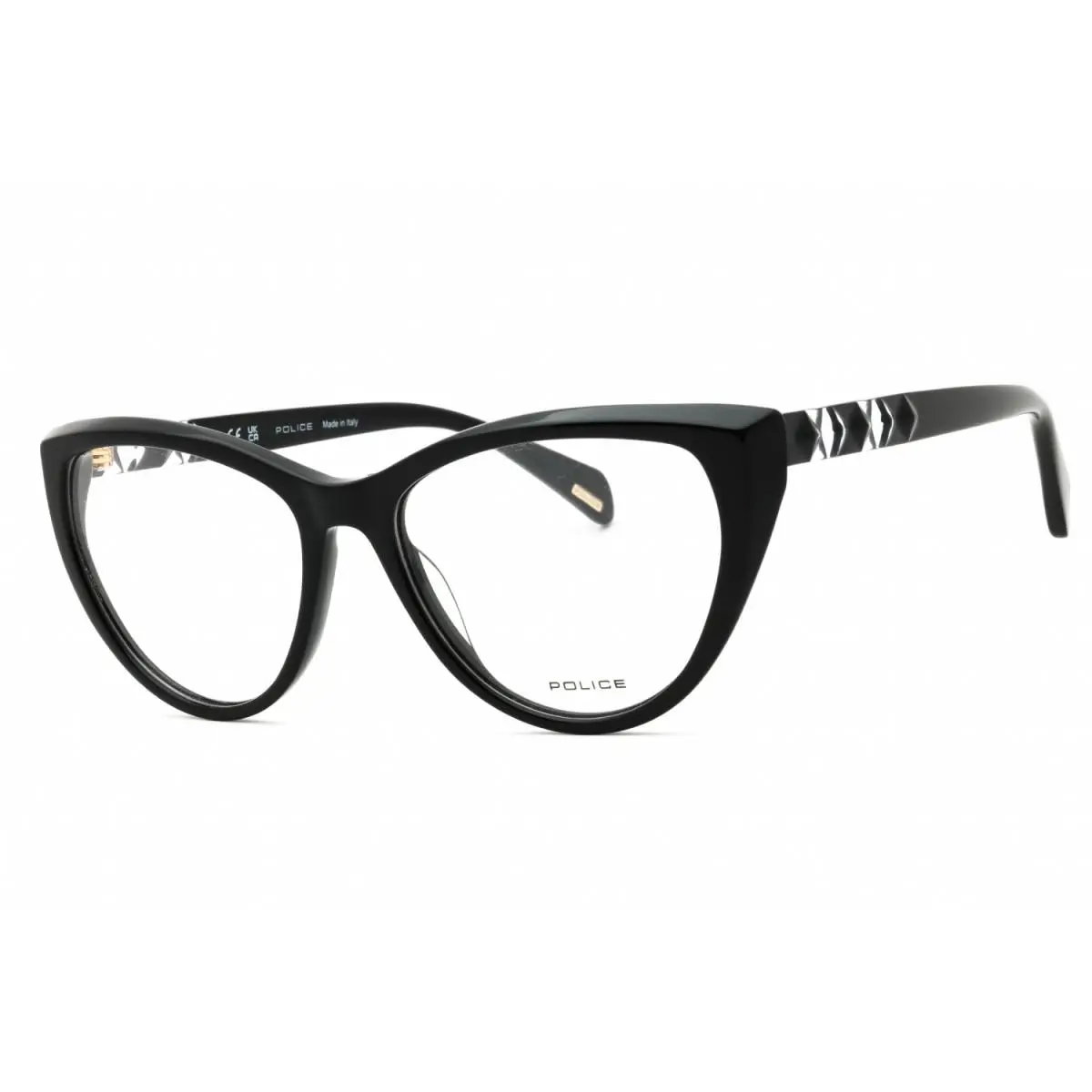 Police VPLL31M 0700 Shiny Black 53mm Eyeglasses