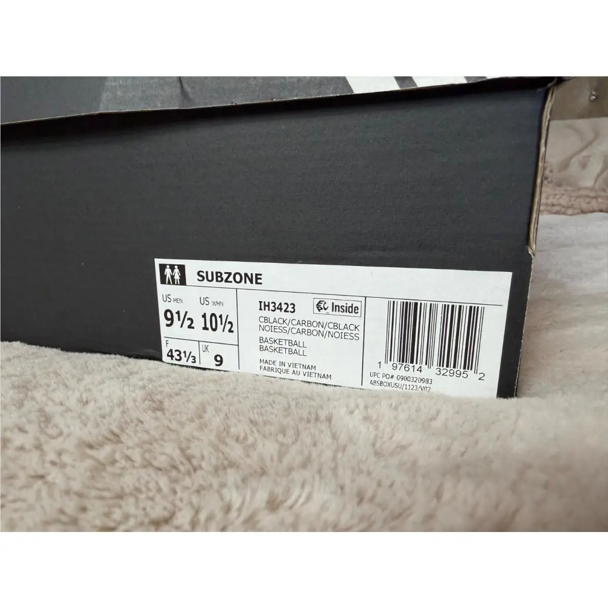 Adidas shoes - adidas Subzone - Subzone - IH3423 - Black, Manufacturer: CBlack/Carbon/CBlack 3