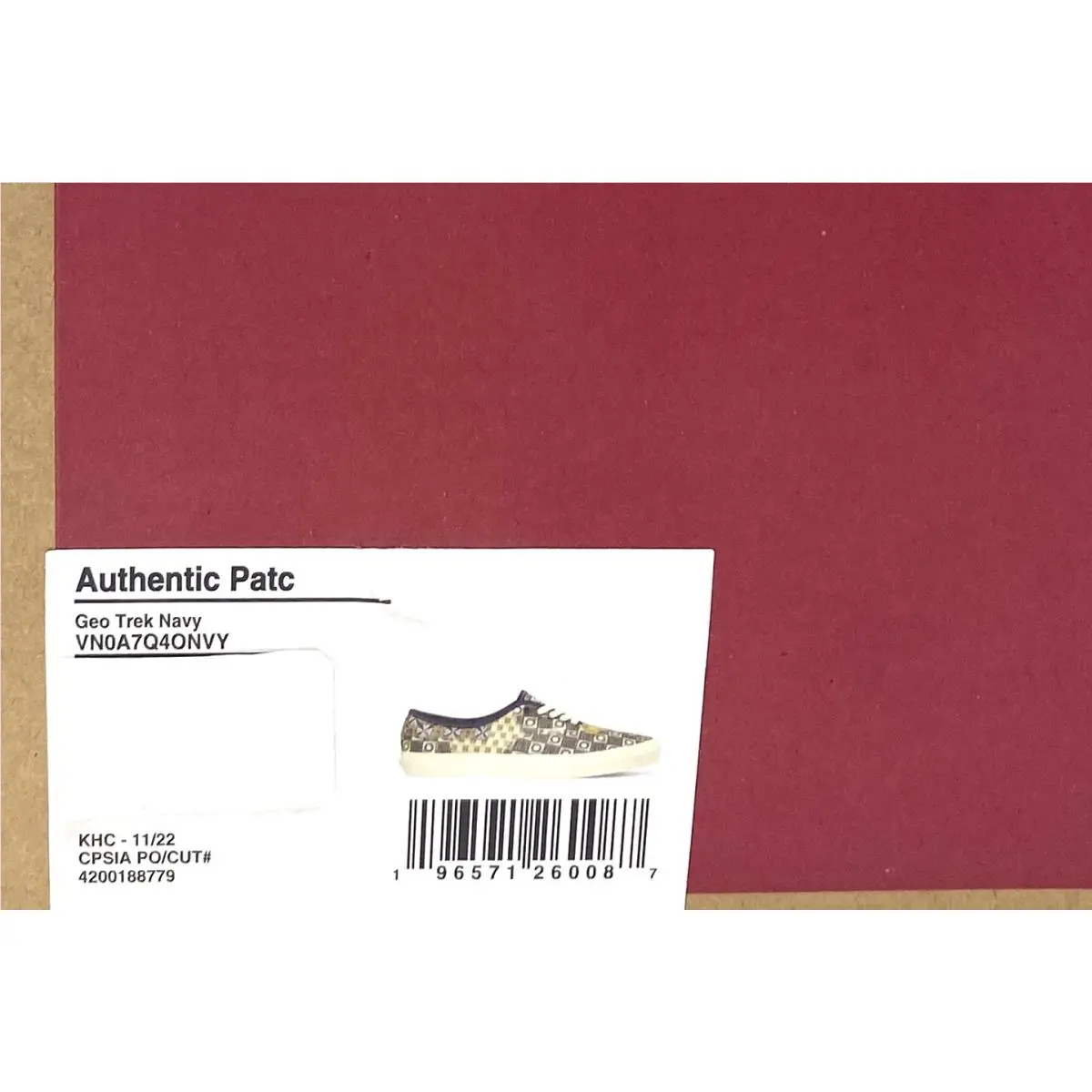 Vans shoes - VANS Geo Trek Authentic - Geo Trek Authentic - VN0A7Q4ONVY - Multicolor 7