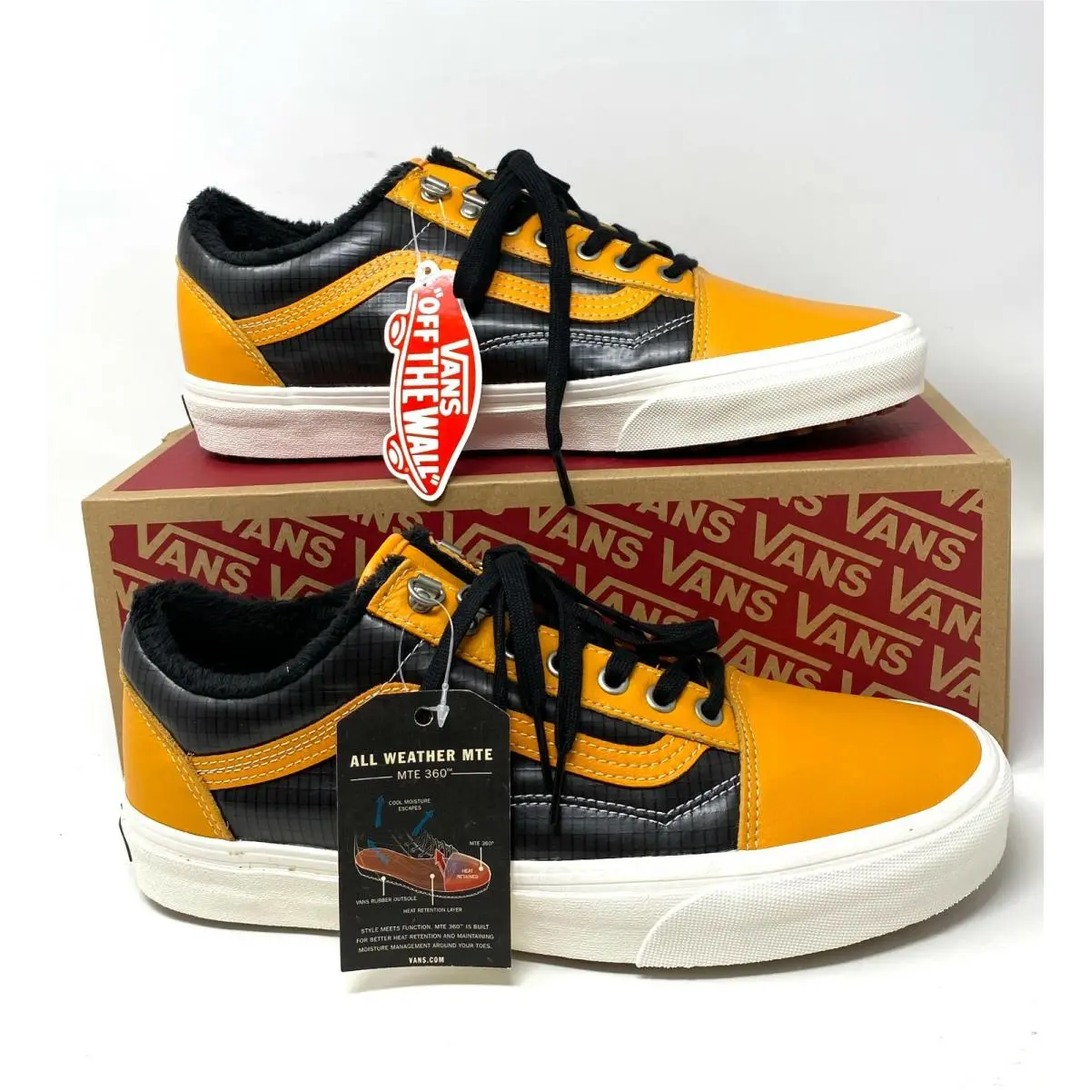 Vans shoes - VANS Old Skool MTE - Old Skool MTE - VN0A348F2NF - Black/Yellow, Manufacturer: Black/Yellow 11