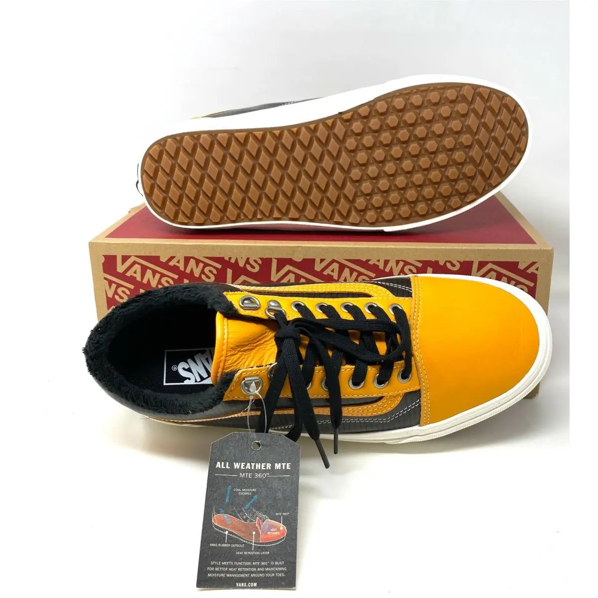 Vans shoes - VANS Old Skool MTE - Old Skool MTE - VN0A348F2NF - Black/Yellow, Manufacturer: Black/Yellow 12