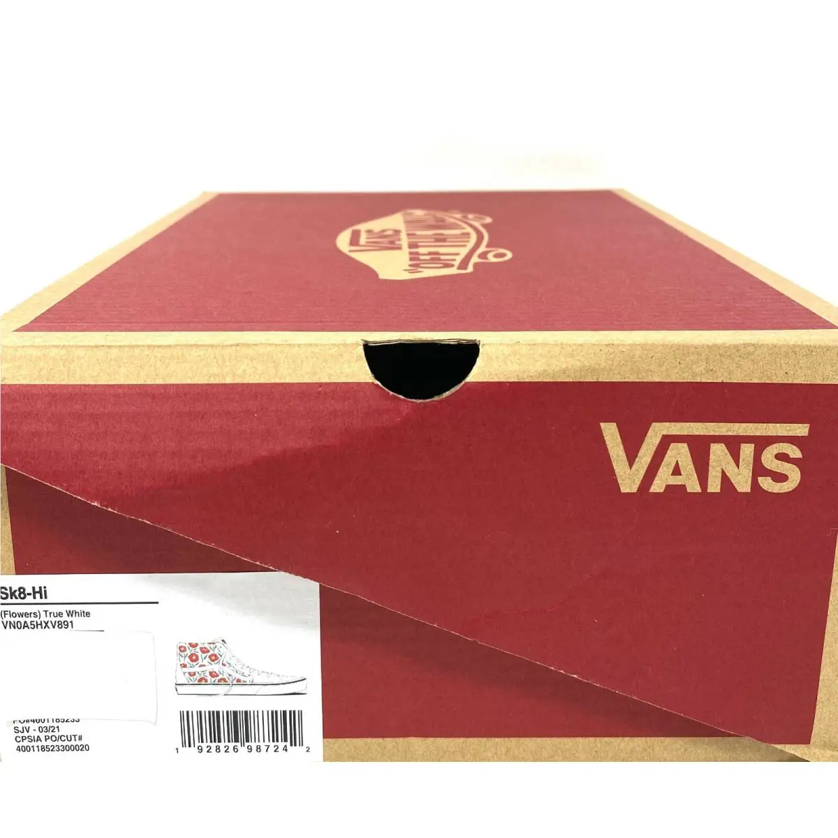 Vans shoes - VN0A5HXV891 - VN0A5HXV891 - WhiteRed 4