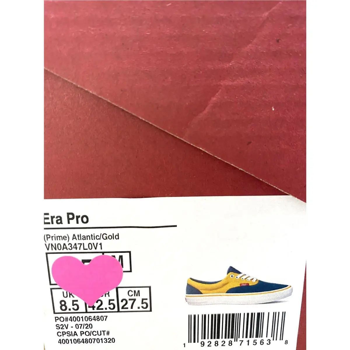 Vans shoes - VANS Era Pro - Era Pro - VN0A347L0V1 - Multicolor, Manufacturer: Multicolor 18