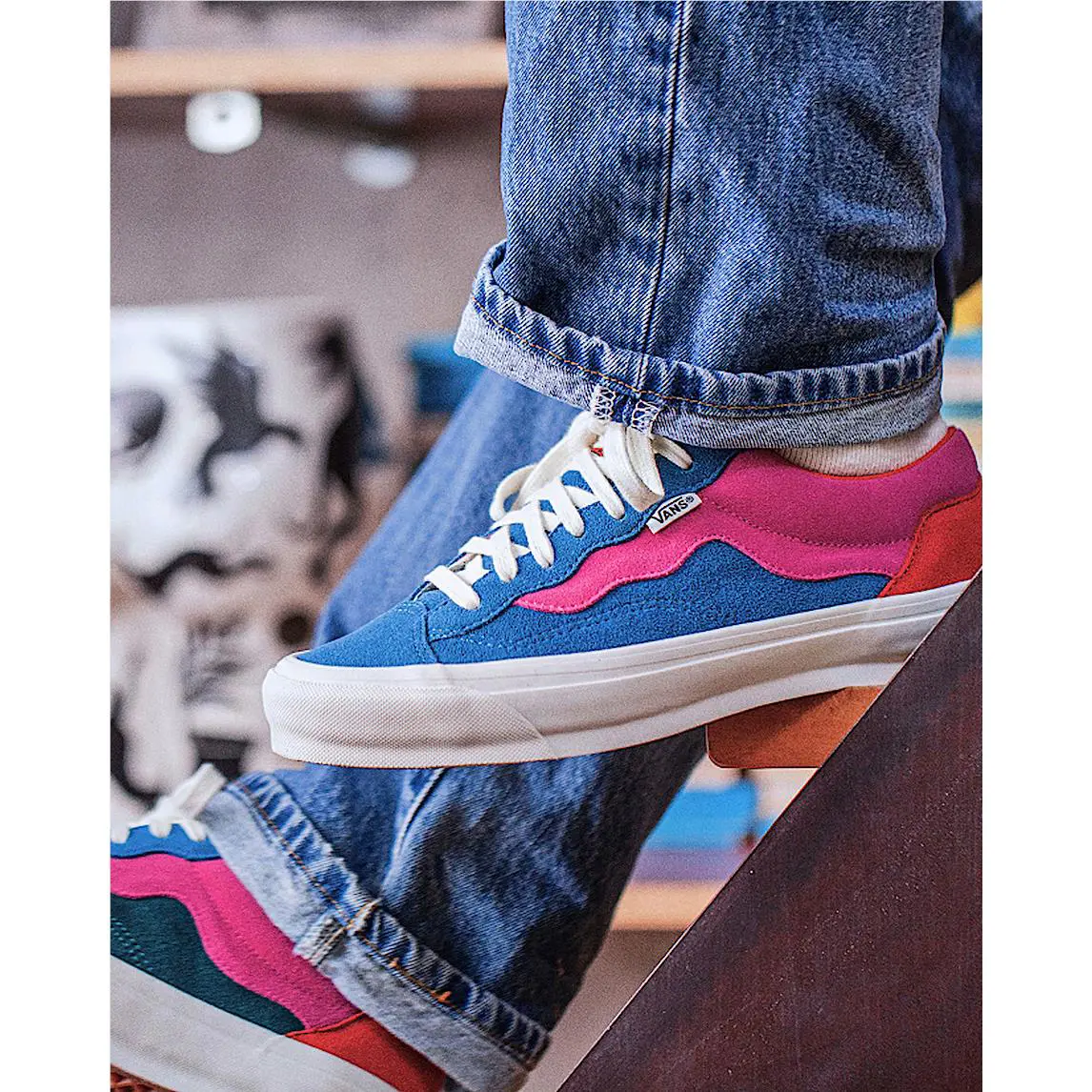 Vans shoes - VANS Old Skool - Old Skool - VN000Y11HFC - Multicolor 8
