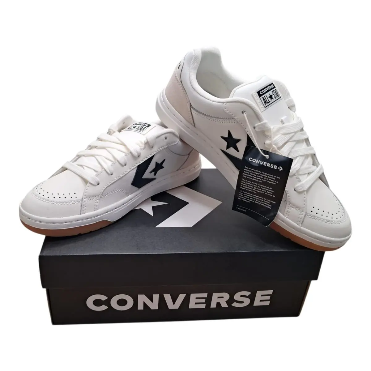Converse Men`s Pro Blaze Classic Sneakers -white/black - Size:multiple Sizes - Vintage White/Egret/Black