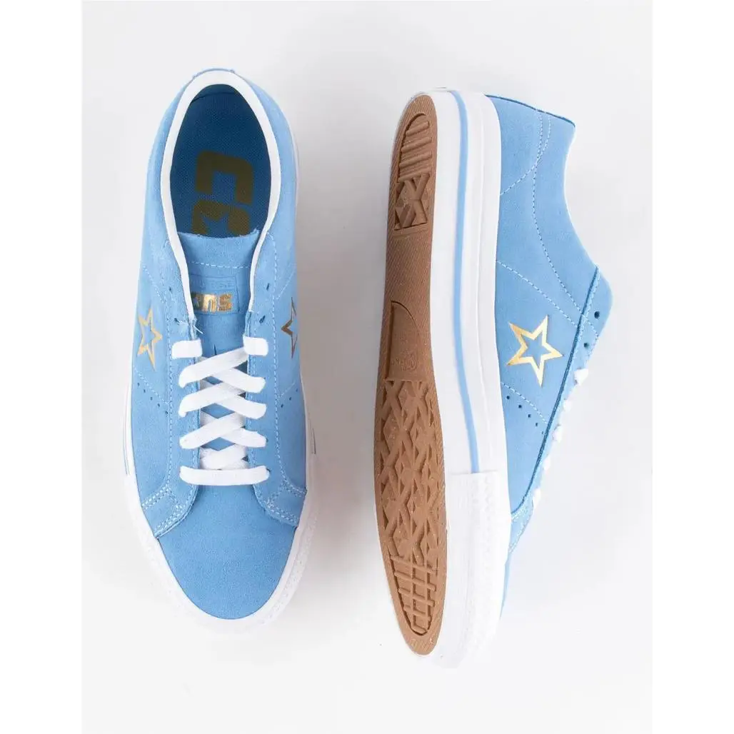 Converse shoes - Converse One Star Pro - One Star Pro - A07898c - Blue, s: LT Blue/White/Gold -A06647C 0