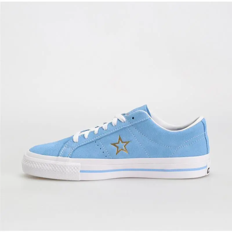 Converse shoes - Converse One Star Pro - One Star Pro - A07898c - Blue, s: LT Blue/White/Gold -A06647C 2
