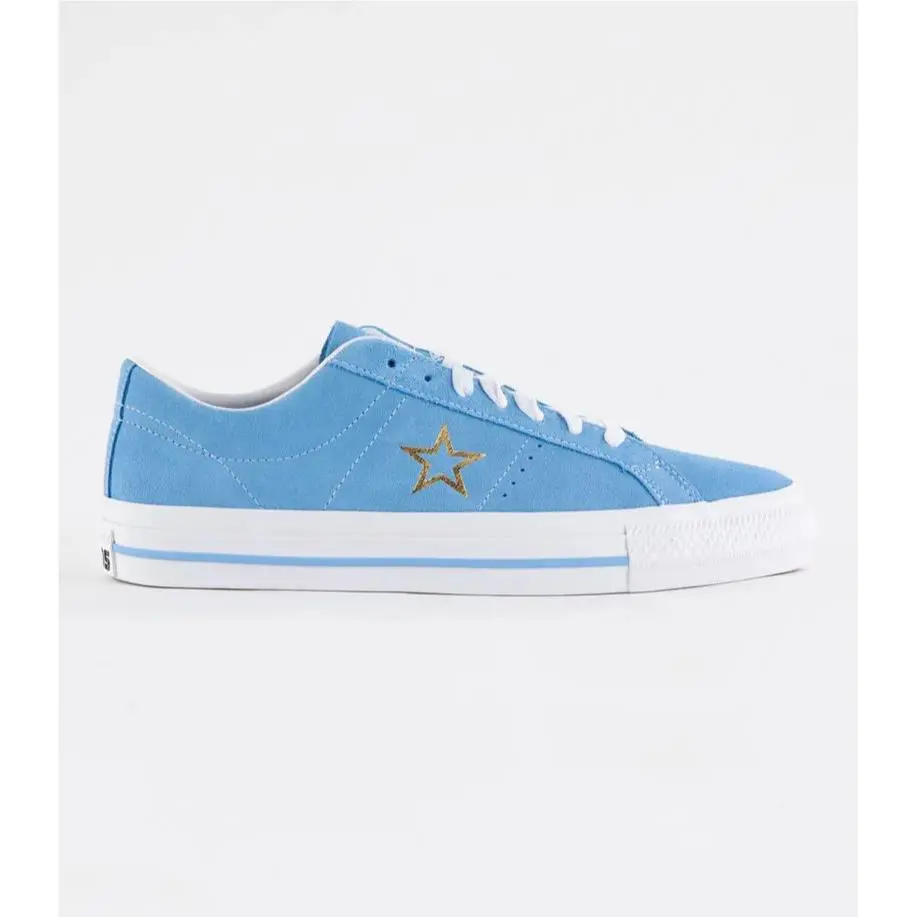 Converse shoes - Converse One Star Pro - One Star Pro - A07898c - Blue, s: LT Blue/White/Gold -A06647C 9