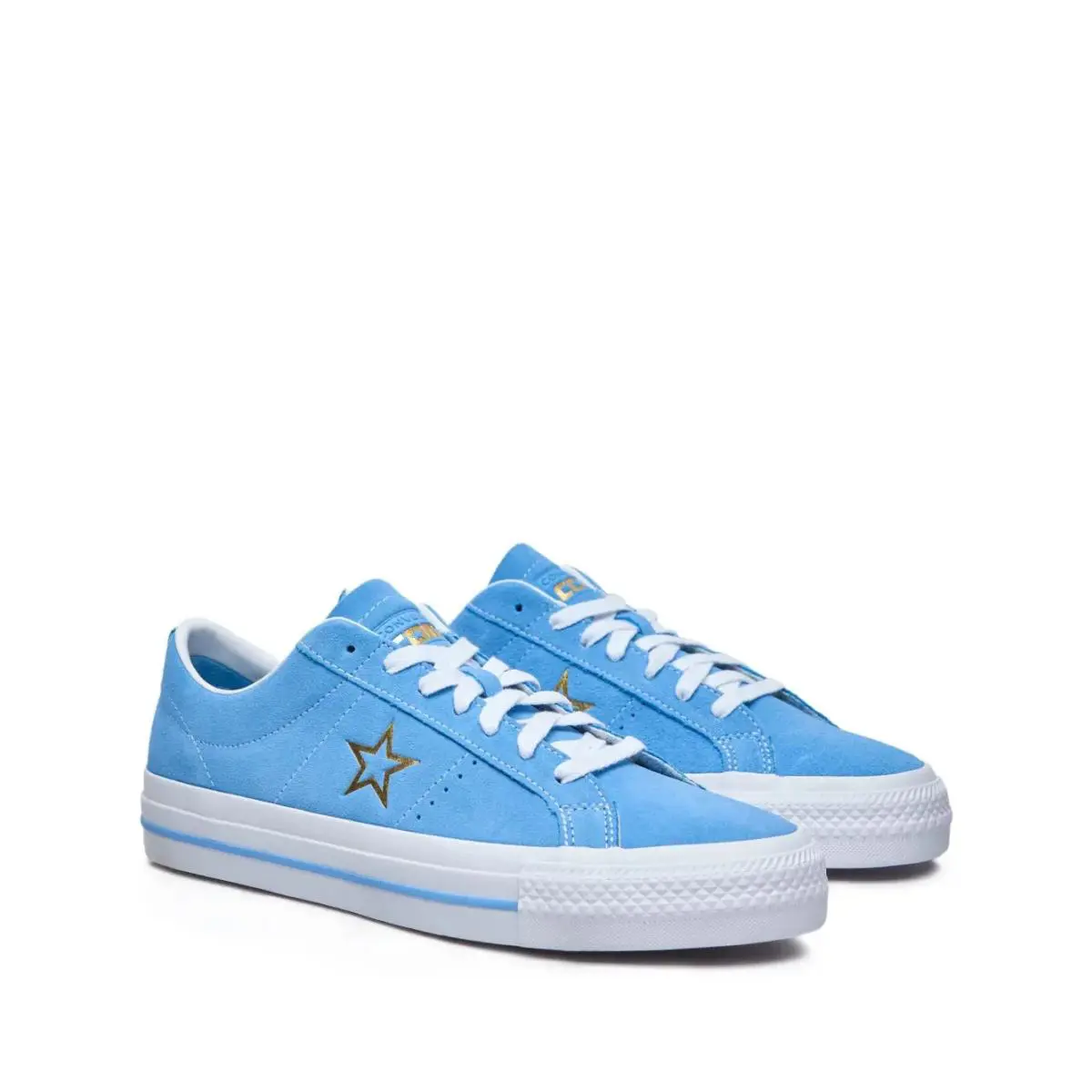Converse shoes - Converse One Star Pro - One Star Pro - A07898c - Blue, s: LT Blue/White/Gold -A06647C 5