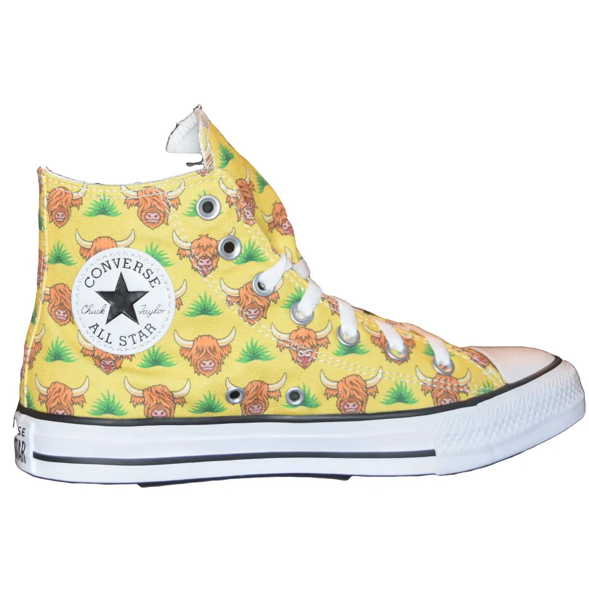 Converse shoes - Converse Chuck Taylor All Star Hi - Highland Cow/White 1