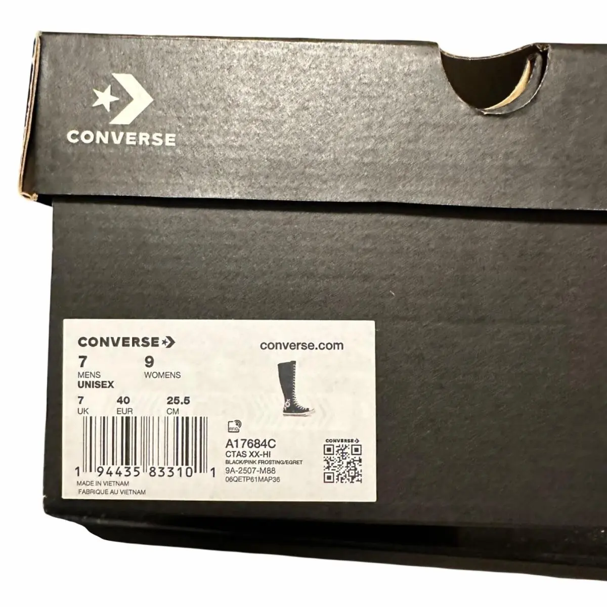 Converse shoes - All Star - All Star - A17684C - Black (UPC: 194435833101) 7