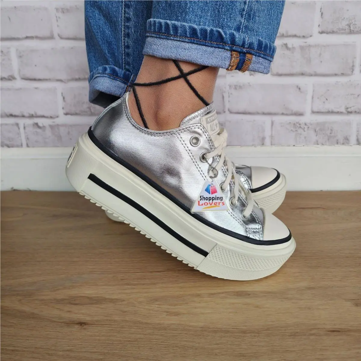 Converse shoes - Converse Chuck Taylor All Star Lift - A16406C - Silver (UPC: 194435828169) 2