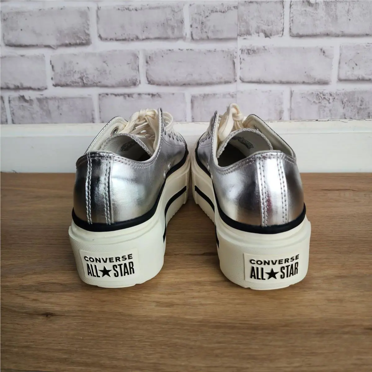 Converse shoes - Converse Chuck Taylor All Star Lift - A16406C - Silver (UPC: 194435828169) 7