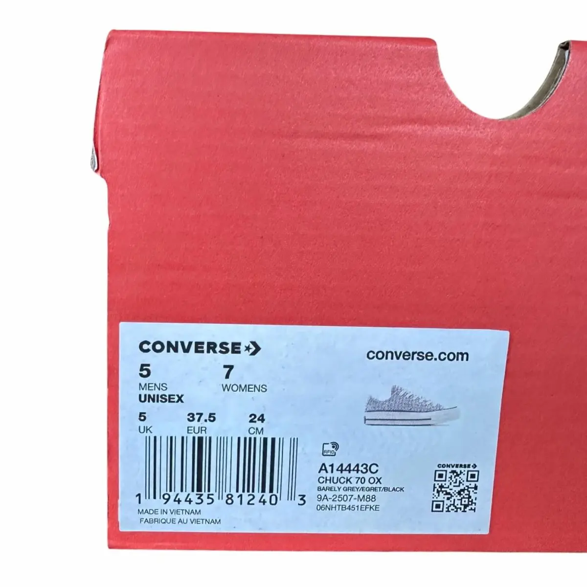 Converse shoes - Converse Chuck 70 - Chuck - A14443C - Silver (UPC: 194435812403) 8