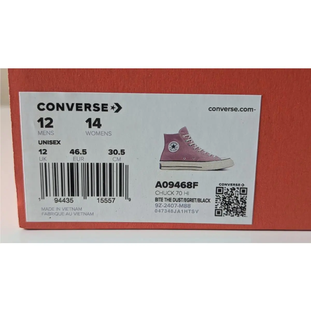 Converse shoes - Converse Chuck 70 Hi - Chuck - A09468F - Purple 14