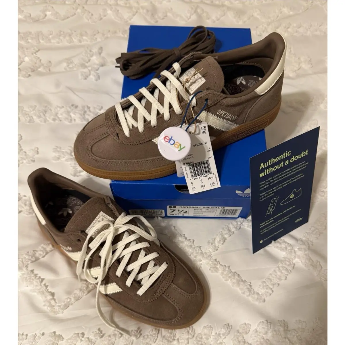 Adidas Handball Spezial Earth Strata Shoes Sneakers IF6490 Womens Size 7.5