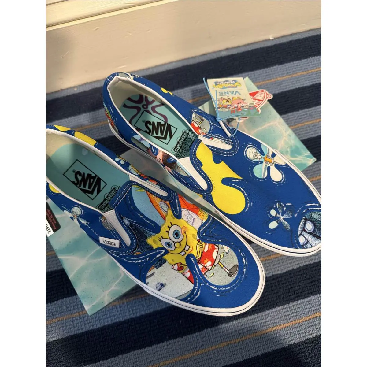 Vans shoes - Vans Spongebob Alohabob - Spongebob Alohabob - Blue 0