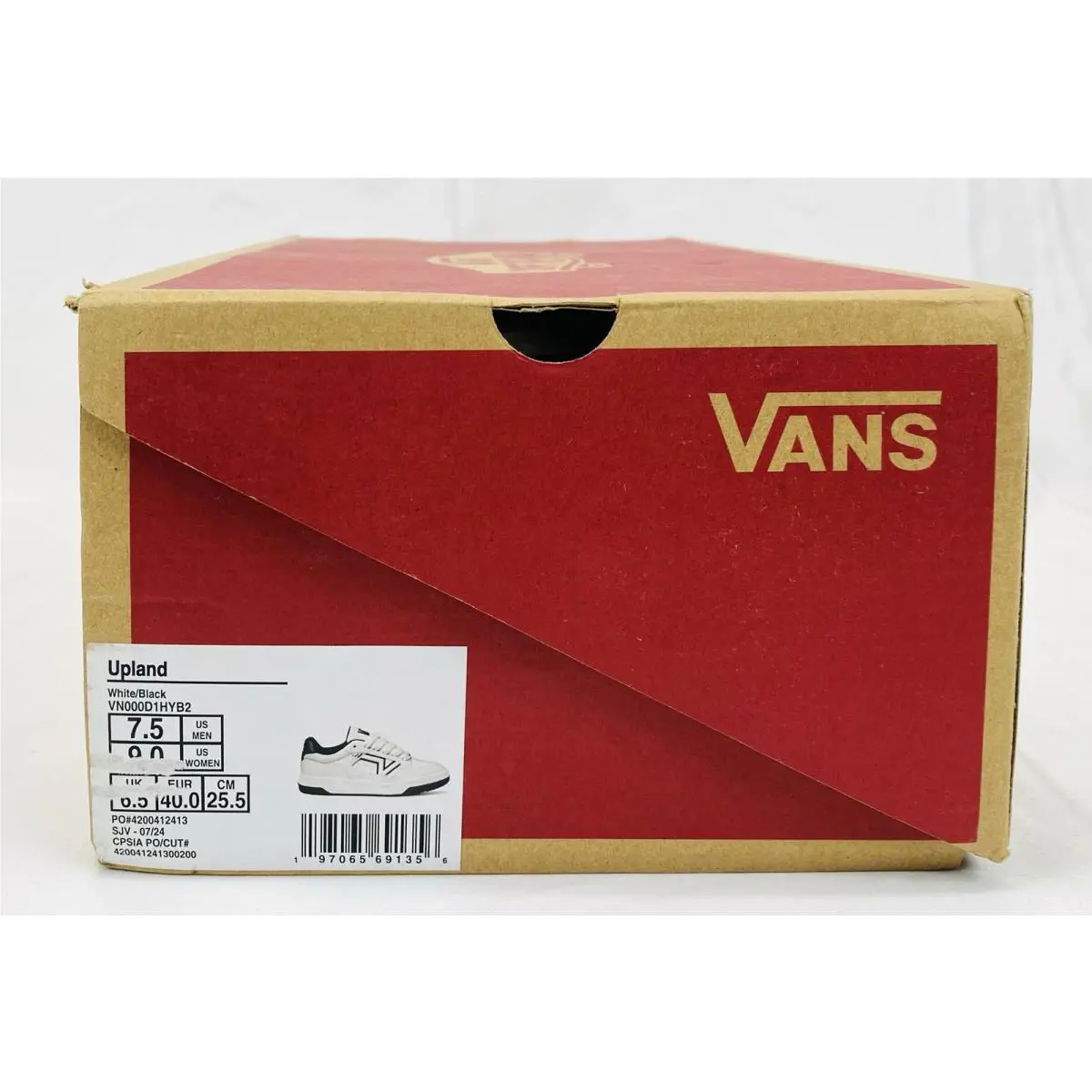 Vans shoes - VANS Upland - Upland - VN000D1HYB2 - White and Black (UPC: 197065691356) 12