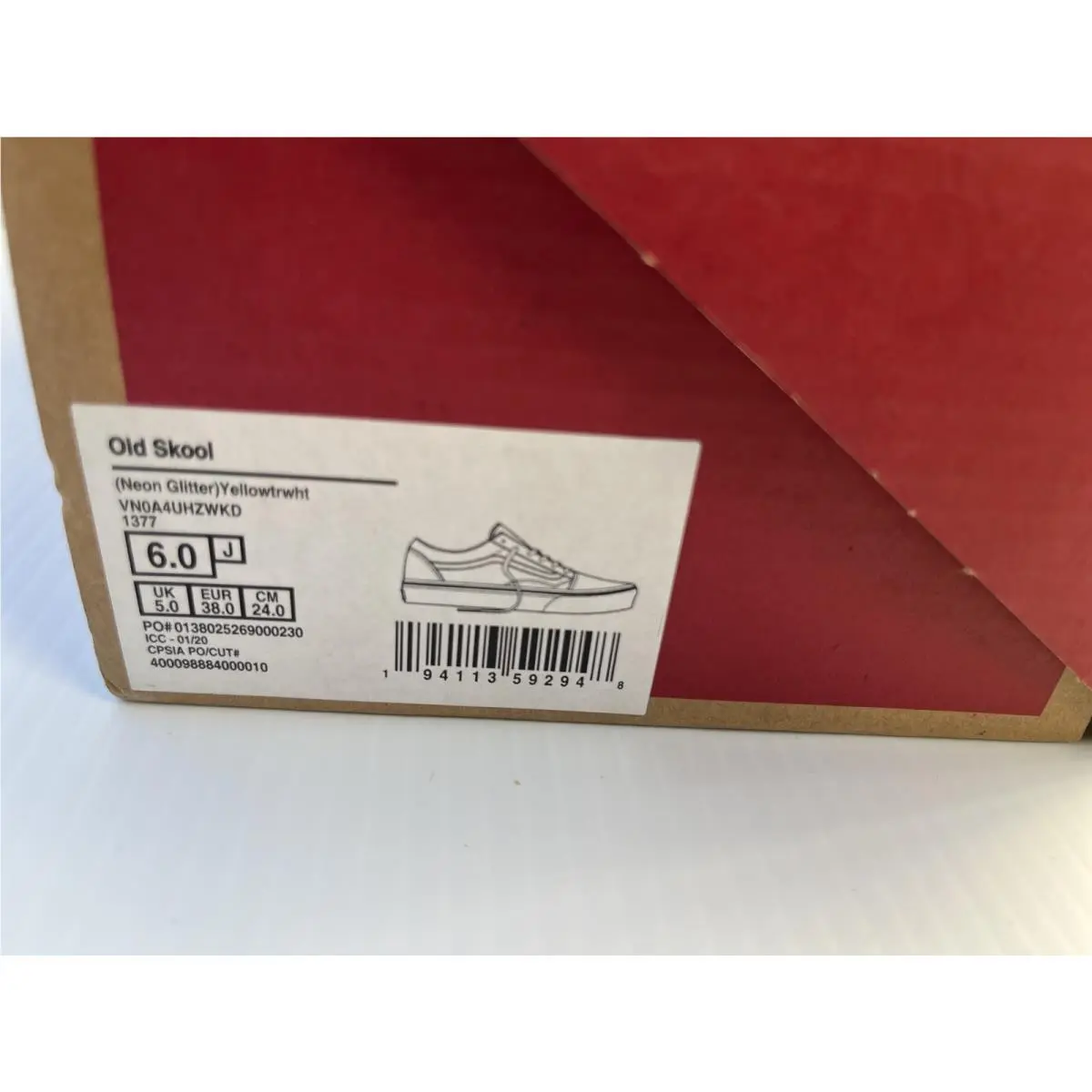 Vans shoes - VANS Old Skool - Old Skool - VN0A4UI16BT - Yellow 4