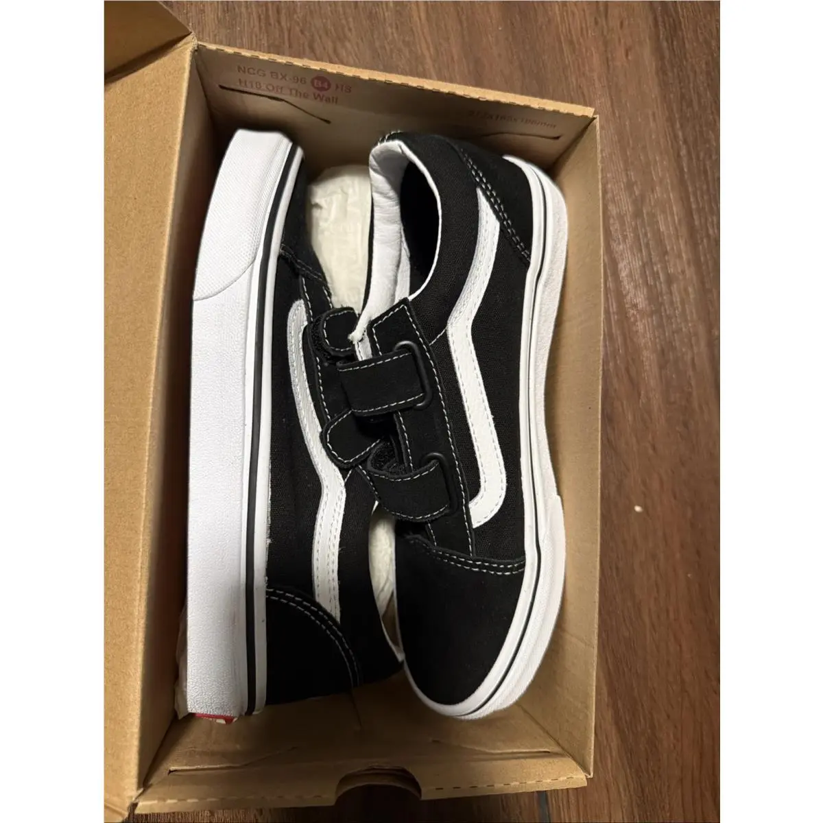 Vans Old Skool V Black/white Suede/canvas Sz 5 Men. W 6.5