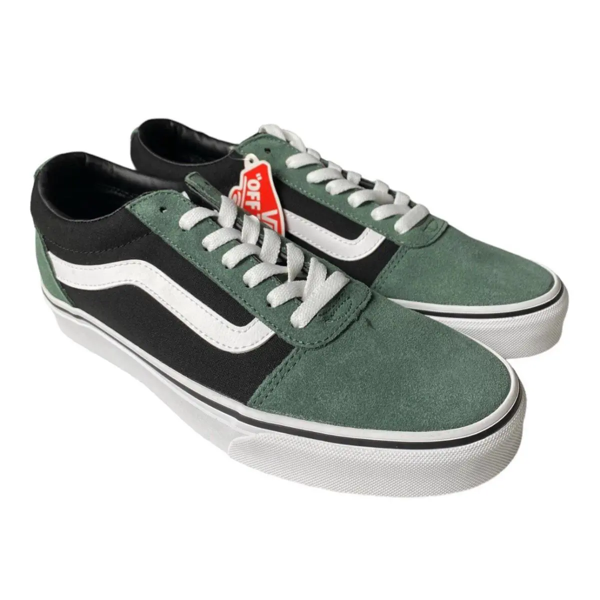 Vans shoes - VANS Ward - Ward - Retro Block Duck Green/White (UPC: 196570605117) 1