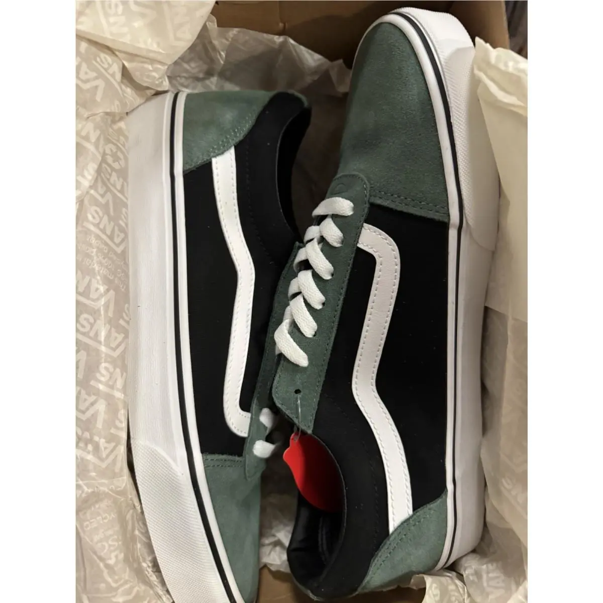Vans shoes - VANS Ward - Ward - Retro Block Duck Green/White (UPC: 196570605117) 0