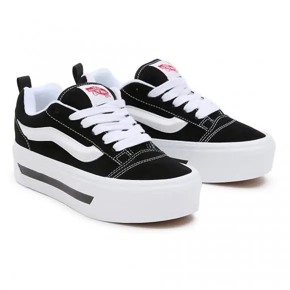 Vans Knu Stack Nostalgia Black White . . Mens Size: 6.5