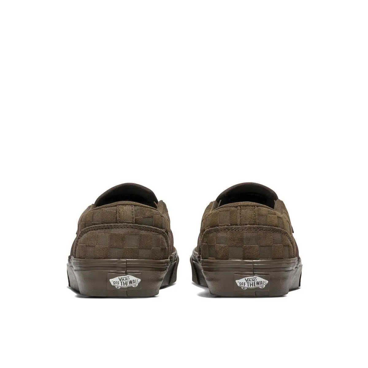 Vans shoes - Asher Slip-On Shoe - Asher Shoe - Vn000Csn - Embossed Suede Coal Brown (UPC: 197804424030) 2