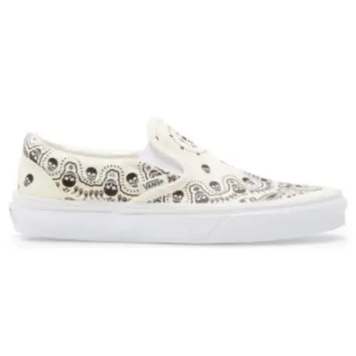 Vans Classic Slip on Men Women Low Casual Skate Style Shoes Canvas - White